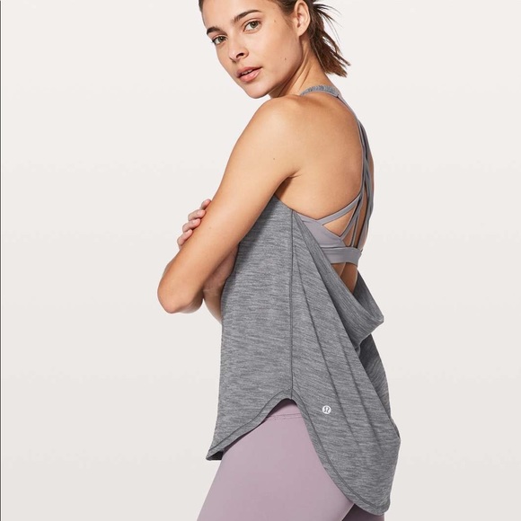 Lululemon Lavender Grey Free To Be Serene 2-in-1 Tank 4 - Picture 6 of 6